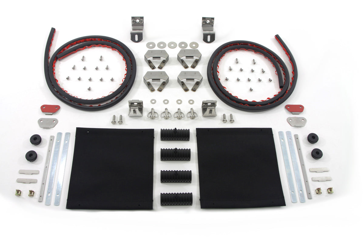 V-Twin Saddlebag Hardware Kit for Harley Davidson FLH Models (1993-2002)