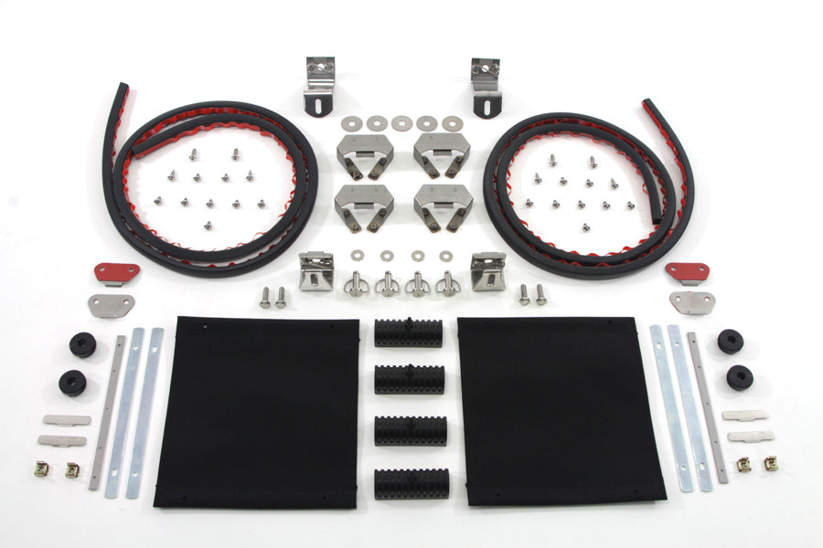 V-Twin Saddlebag Hardware Kit for Harley Davidson FLH Models (1993-2002)