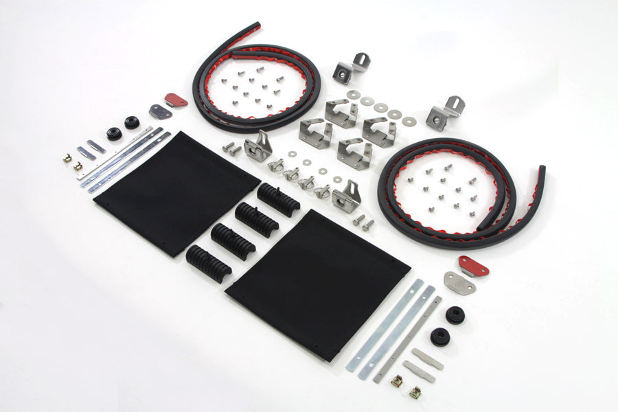 V-Twin Saddlebag Hardware Kit for Harley Davidson FLH Models (1993-2002)