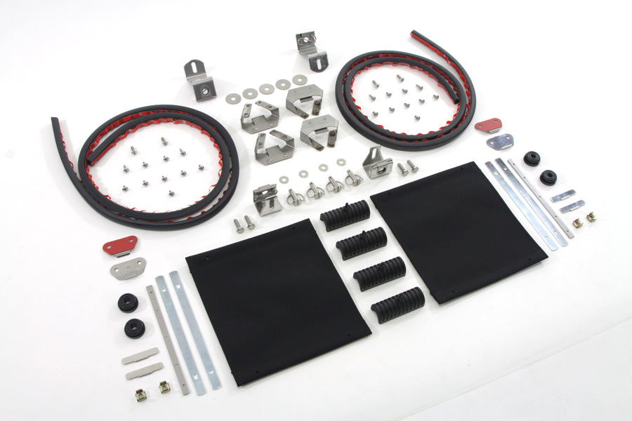 V-Twin Saddlebag Hardware Kit for Harley Davidson FLH Models (1993-2002)