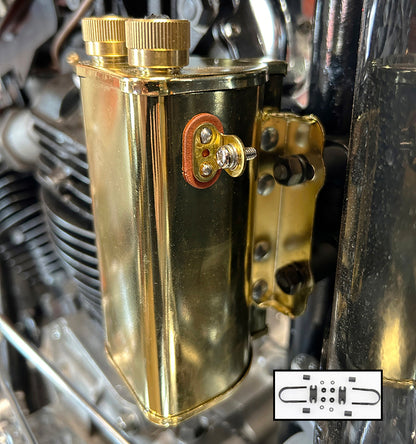 V-Twin Coil Mount Kit Parkerized for Harley Davidson EL and FL Models