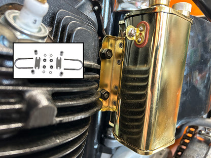 V-Twin Coil Mount Kit Parkerized for Harley Davidson EL and FL Models