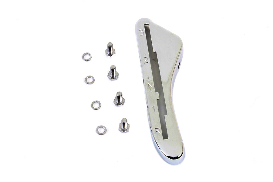 V-Twin Chrome 3-Speed and Reverse Left Side Tank Hand Shifter Gate for Harley Davidson FL (1947-1956)