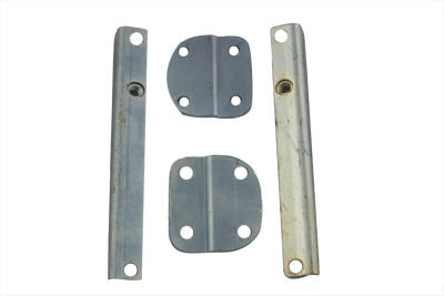 V-Twin Zinc Windshield Bracket Set for Harley Davidson FL Models (1960-1969)