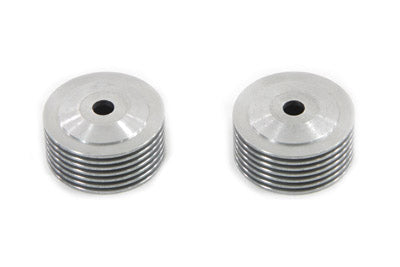 V-Twin Alloy Spark Plug Cool Fin Set for Early Type Spark Plugs