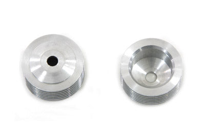 V-Twin Alloy Spark Plug Cool Fin Set for Early Type Spark Plugs