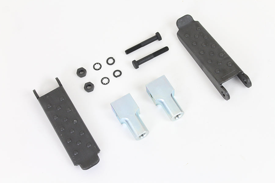 V-Twin Parkerized Rear Footpeg Set for Harley Davidson WL Models – Part No. 1124101
