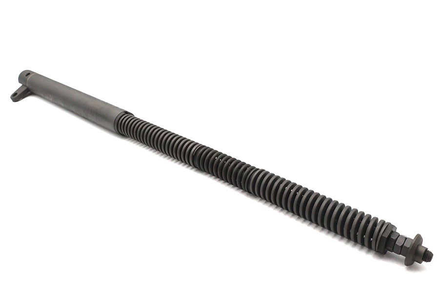 V-Twin Black Replica Seat Post Assembly for Harley Davidson EL and FL Models - 13-3/4 Inch Length