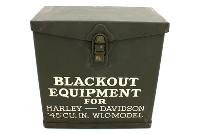 V-Twin Army Blackout Box for Harley Davidson WLA (1941-1945) – Old Stock Side Valve Enclosure
