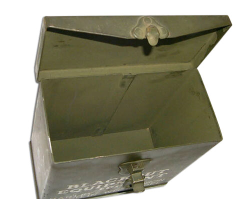 V-Twin Army Blackout Box for Harley Davidson WLA (1941-1945) – Old Stock Side Valve Enclosure