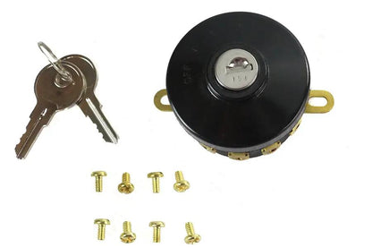 V-Twin Replica Indian Ignition Switch with 2 Keys - 1937-up Motorcycle Replacement Part by V-Twin