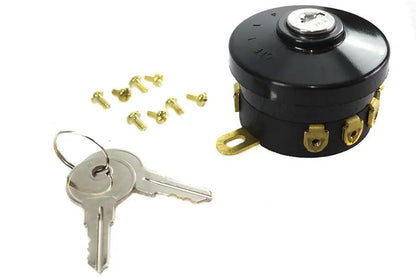 V-Twin Replica Indian Ignition Switch with 2 Keys - 1937-up Motorcycle Replacement Part by V-Twin
