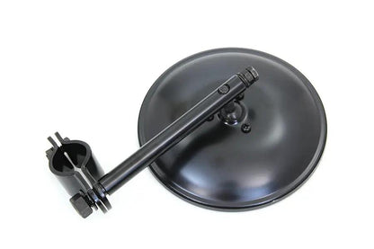 V-Twin Spring Fork Black 5 Inch Round Mirror for Harley Davidson FL & EL Models by V-Twin