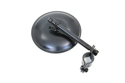 V-Twin Spring Fork Black 5 Inch Round Mirror for Harley Davidson FL & EL Models by V-Twin