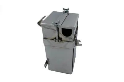 V-Twin 45 Inch WL Chrome Battery Box with Lid - Fits Harley Davidson Models from 1929 to 1938 by V-Twin