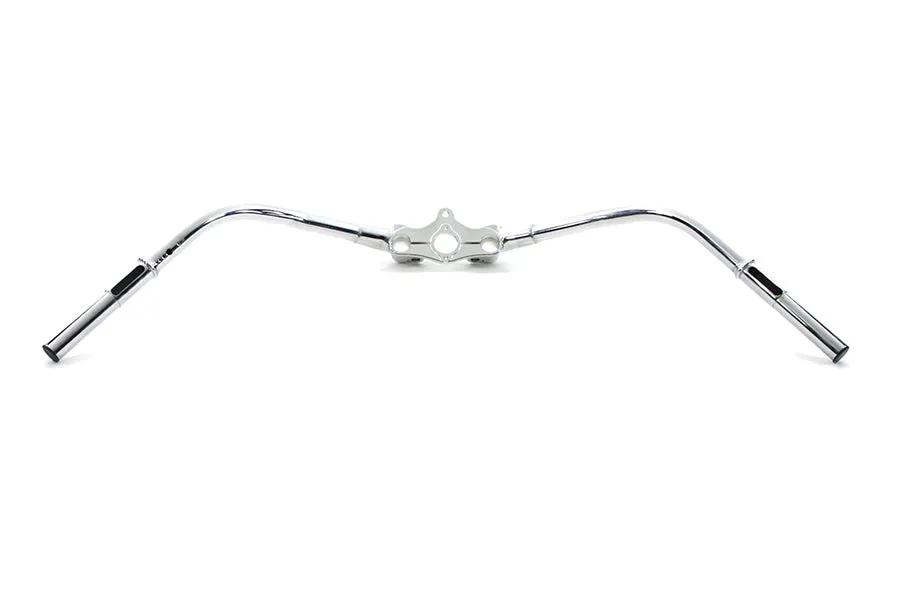 V-Twin Inline Spring Fork Buckhorn Handlebar for Harley Davidson EL and FL Models by V-Twin