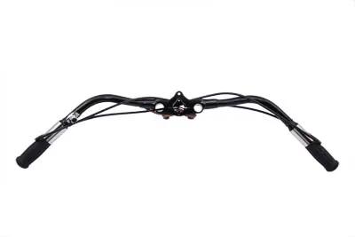 V-Twin Speedster Handlebar Black – 8-inch Pullback Fit for 1946-1948 Harley Davidson FL & UL Models by V-Twin