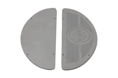 V-Twin Deluxe Footboard Insert Aluminum for Harley Davidson FL 1940-1949 by V-Twin