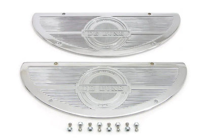 V-Twin Deluxe Footboard Insert Chrome for Harley Davidson FL 1940-1949 by V-Twin