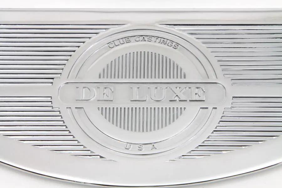 V-Twin Deluxe Footboard Insert Chrome for Harley Davidson FL 1940-1949 by V-Twin