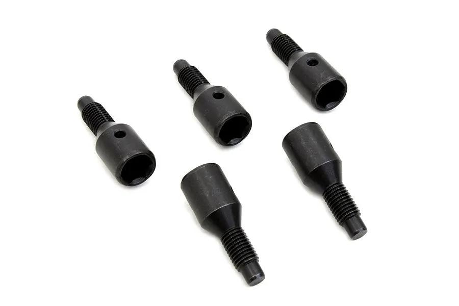 V-Twin Parkerized Lug Bolt Set for Harley Davidson EL Models - Long Style with Safety Wire Holes by V-Twin