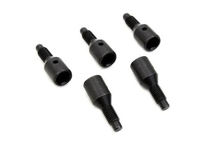 V-Twin Parkerized Lug Bolt Set for Harley Davidson EL Models - Long Style with Safety Wire Holes by V-Twin