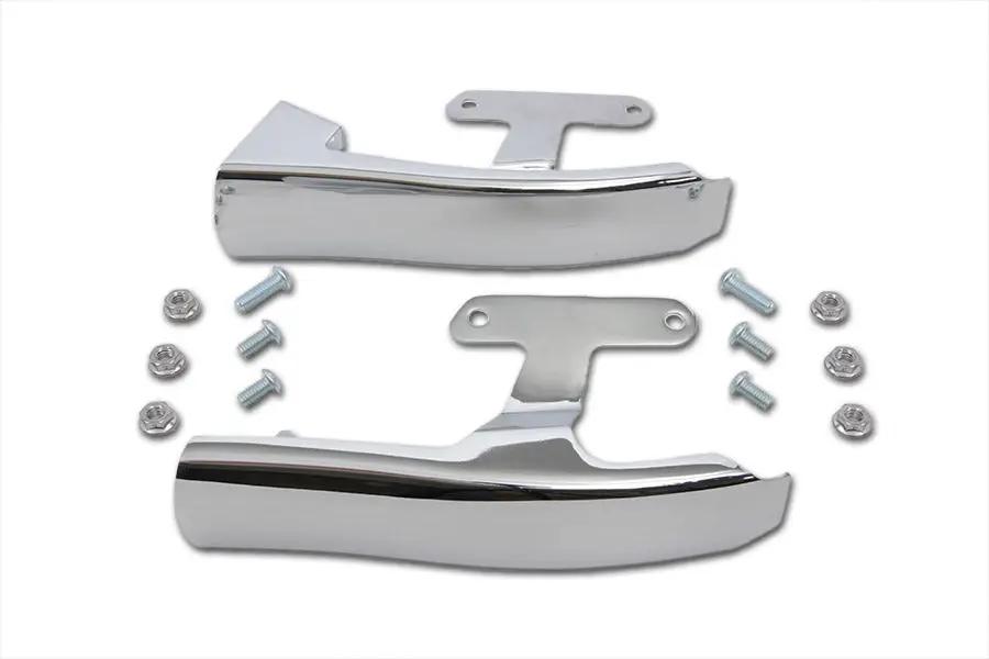 V-Twin Chrome Saddlebag Filler Strip Set for Harley Davidson FLT Models - Part #77543 by V-Twin