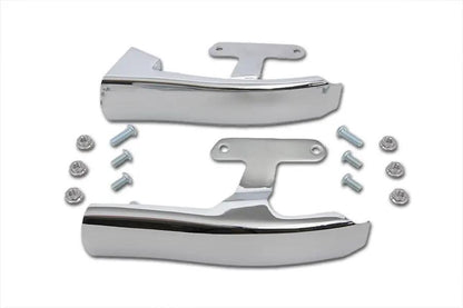 V-Twin Chrome Saddlebag Filler Strip Set for Harley Davidson FLT Models - Part #77543 by V-Twin