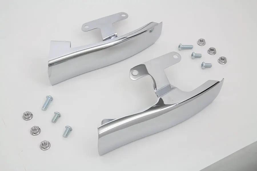 V-Twin Chrome Saddlebag Filler Strip Set for Harley Davidson FLT Models - Part #77543 by V-Twin