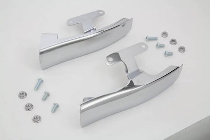 V-Twin Chrome Saddlebag Filler Strip Set for Harley Davidson FLT Models - Part #77543 by V-Twin