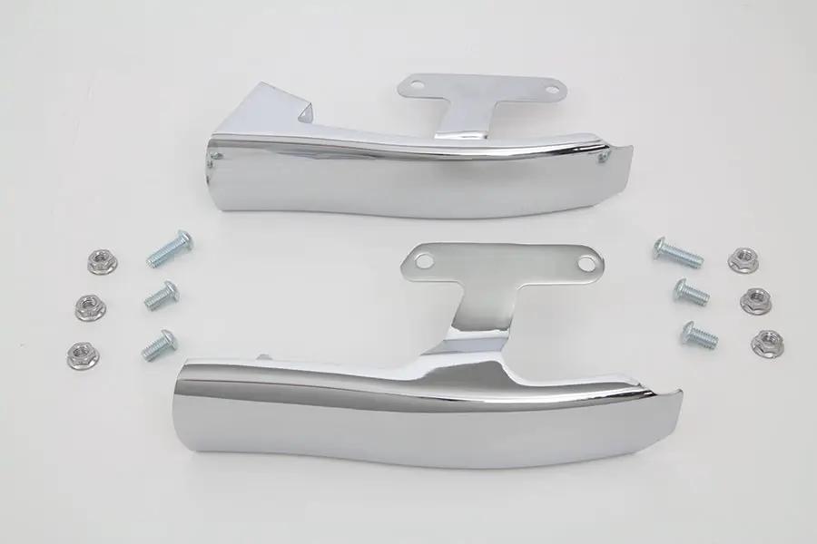 V-Twin Chrome Saddlebag Filler Strip Set for Harley Davidson FLT Models - Part #77543 by V-Twin