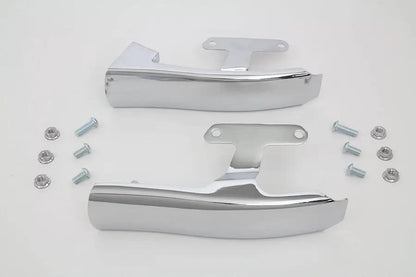V-Twin Chrome Saddlebag Filler Strip Set for Harley Davidson FLT Models - Part #77543 by V-Twin