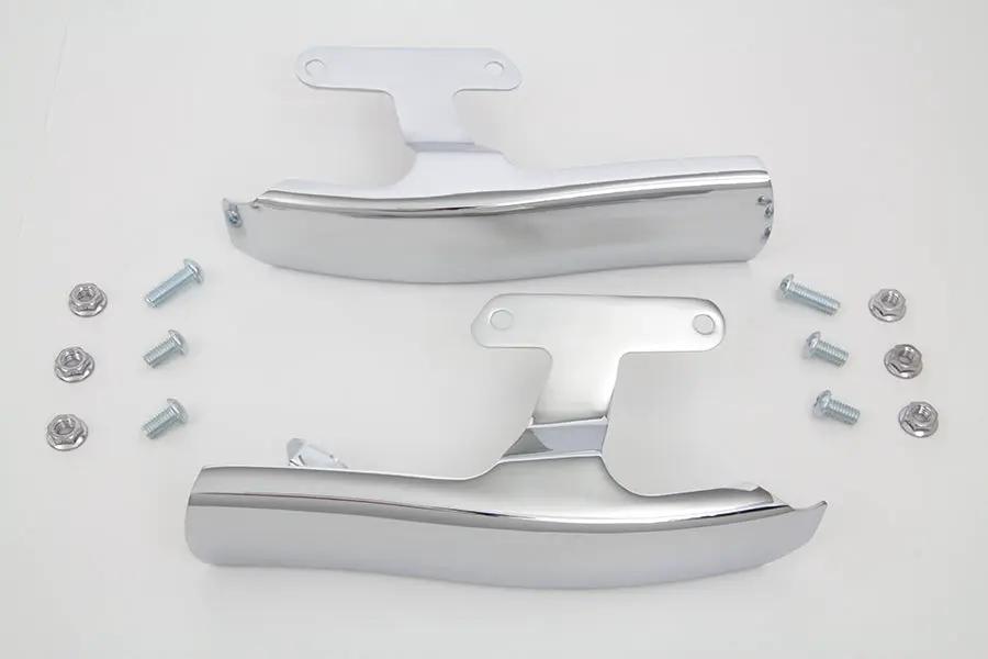 V-Twin Chrome Saddlebag Filler Strip Set for Harley Davidson FLT Models - Part #77543 by V-Twin