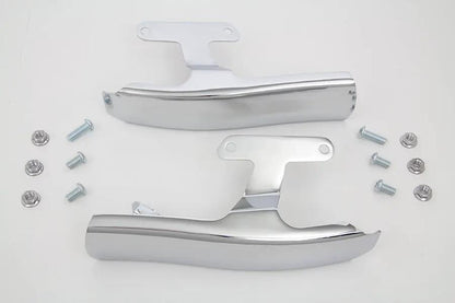 V-Twin Chrome Saddlebag Filler Strip Set for Harley Davidson FLT Models - Part #77543 by V-Twin
