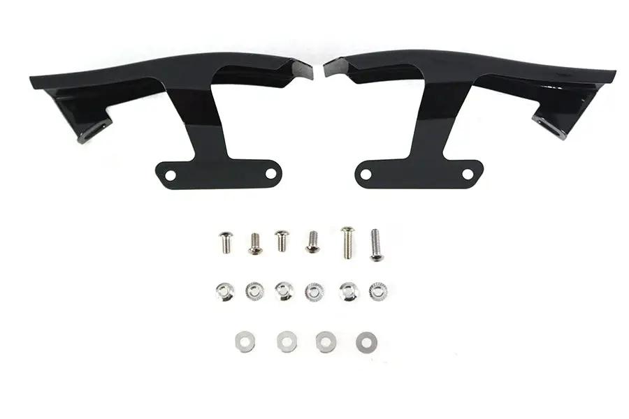 V-Twin Black Saddlebag Filler Strip Set for Harley Davidson FLT (2009-2013) Part #77543B by V-Twin