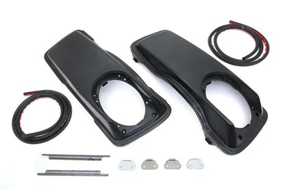 V-Twin Saddlebag Lid Set for Harley Davidson FLT (1993-2002) – Injection-Molded FRP with Pre-Drilled Fitment by V-Twin