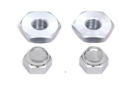 V-Twin Spring Fork Rod Top Nut Set for Harley Davidson EL Models with 1/2 inch-20 Threads by V-Twin