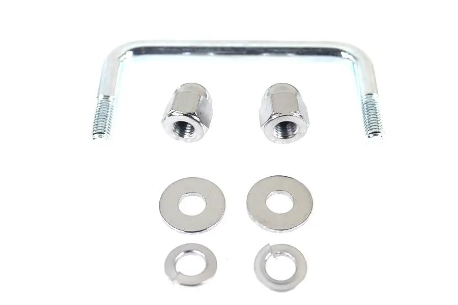 V-Twin Front Engine Bar U-Clamp Kit for Harley Davidson EL and FL Models by V-Twin