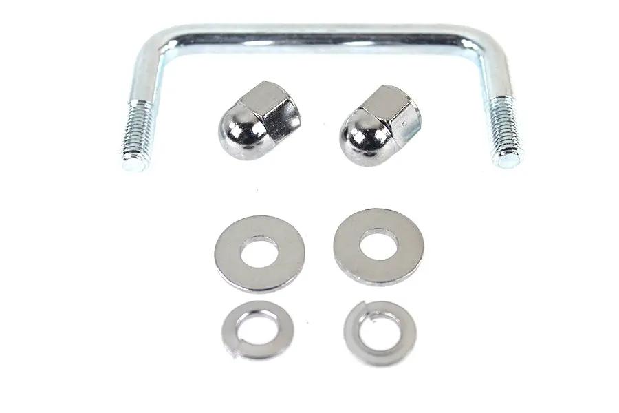 V-Twin Front Engine Bar U-Clamp Kit for Harley Davidson EL and FL Models by V-Twin