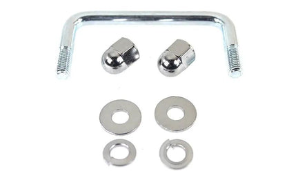 V-Twin Front Engine Bar U-Clamp Kit for Harley Davidson EL and FL Models by V-Twin
