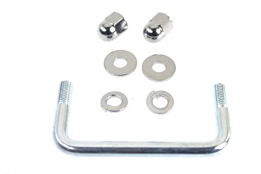 V-Twin Front Engine Bar U-Clamp Kit for Harley Davidson EL and FL Models by V-Twin
