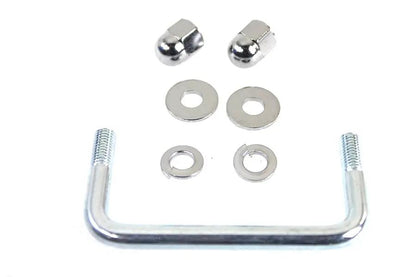 V-Twin Front Engine Bar U-Clamp Kit for Harley Davidson EL and FL Models by V-Twin