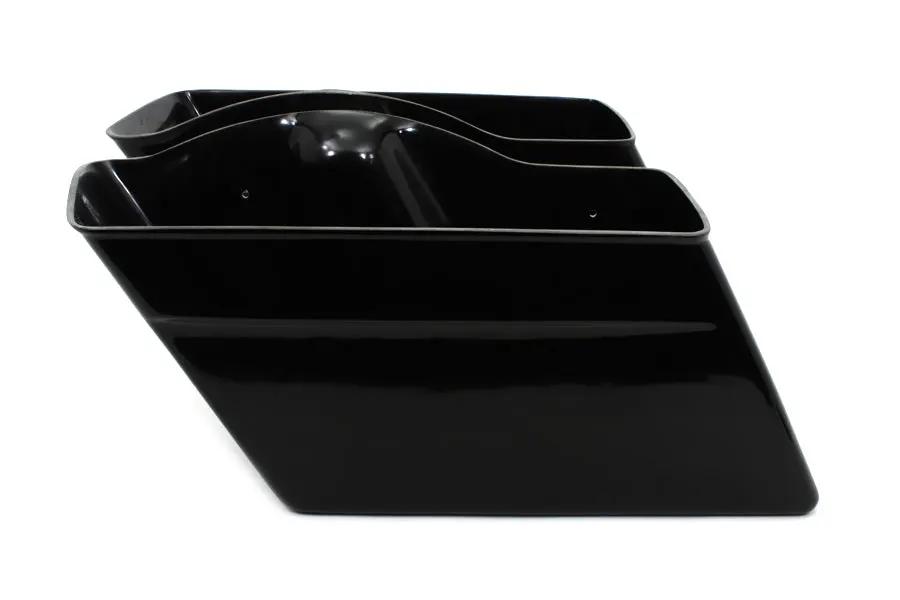V-Twin Black Saddlebag Bottom Set for Harley Davidson FLT (1985-1992) by V-Twin