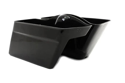 V-Twin Black Saddlebag Bottom Set for Harley Davidson FLT (1985-1992) by V-Twin