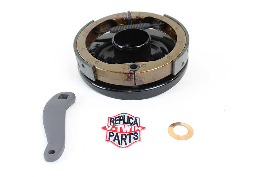 Motorshop 1936 Rear Brake Backing Plate Assembly Kit for Harley Davidson EL by Motorshop