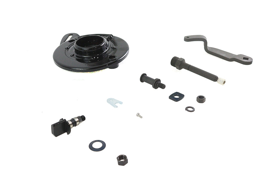 V-Twin 45 Inch WL Rear Brake Backing Plate Kit Black for Harley Davidson WL by V-Twin