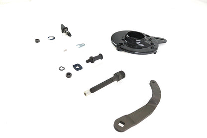 V-Twin 45 Inch WL Rear Brake Backing Plate Kit Black for Harley Davidson WL by V-Twin