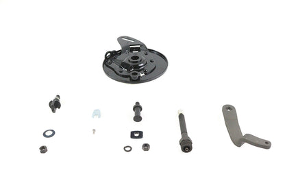V-Twin 45 Inch WL Rear Brake Backing Plate Kit Black for Harley Davidson WL by V-Twin