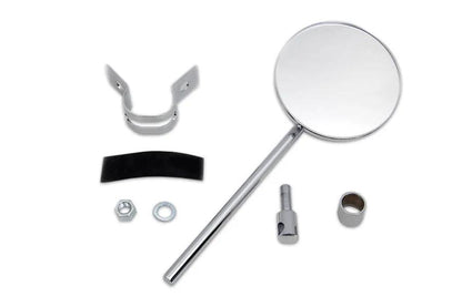 V-Twin Replica Chrome Round Mirror for Indian Models - Part #590002IN by V-Twin