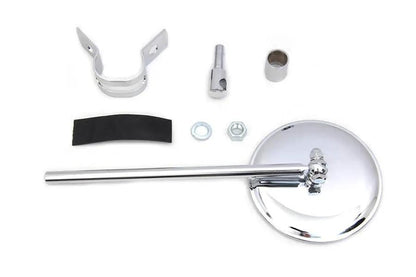 V-Twin Replica Chrome Round Mirror for Indian Models - Part #590002IN by V-Twin